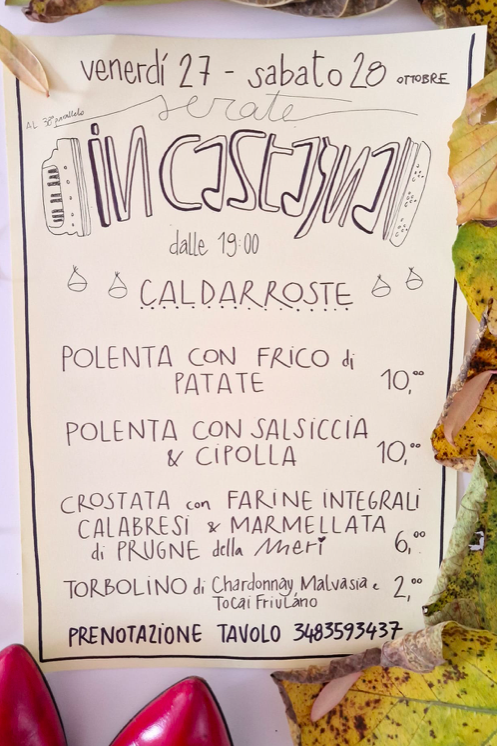 menu castagne